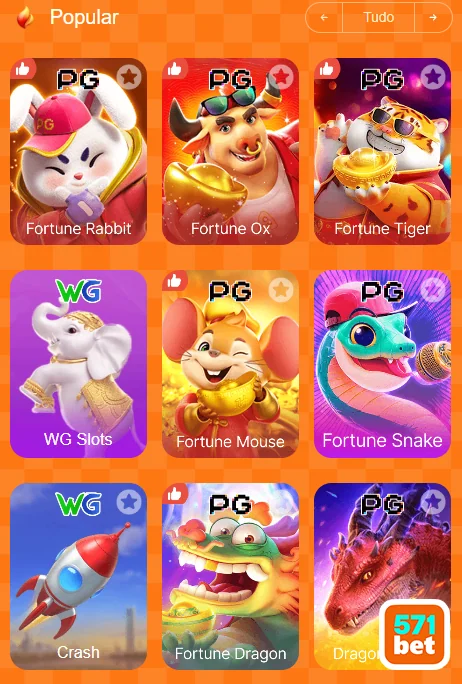 Ilustração de Explore os Slots e Jogos ao Vivo na 571bet